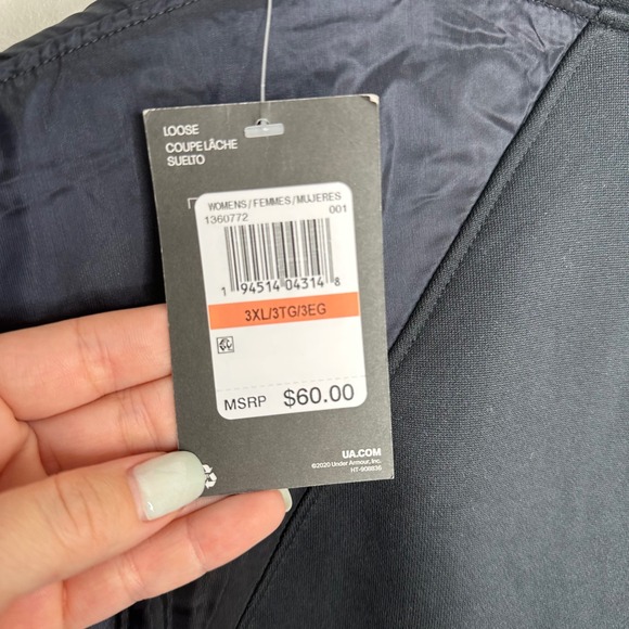 Under Armour Women's Command Warm Up‎ Pullover 3XL Black Long Sleeve Loose Fit - Picture 8 of 8